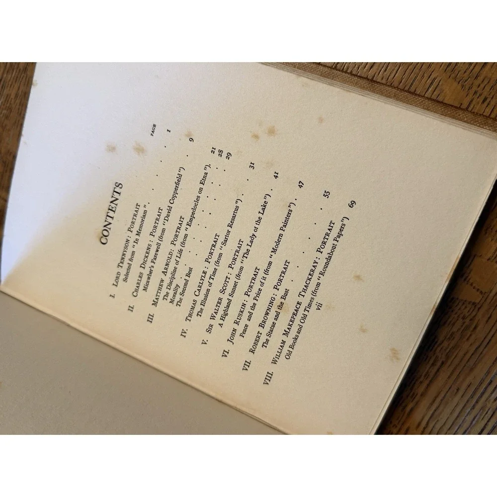 Antique 1909 Book Twelve Masters of Prose and Verse By Wilfred Whitten C Dickens